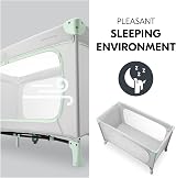 hauck Dream N Play Plus Dusty Mint Travel Cot Infant Playpen 120x60 view 6