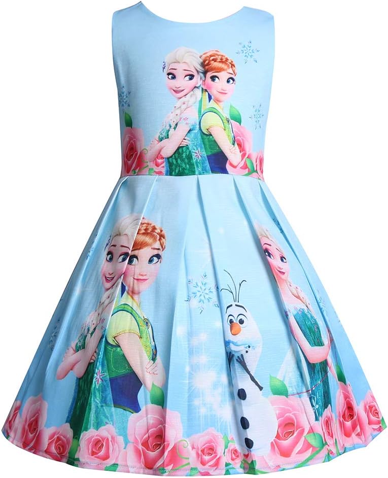 Princess Costume Dresses Little Girls Cosplay Dress up
