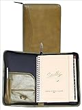 Scully Italian Leather Zip Weekly Planner, Aloe - 26