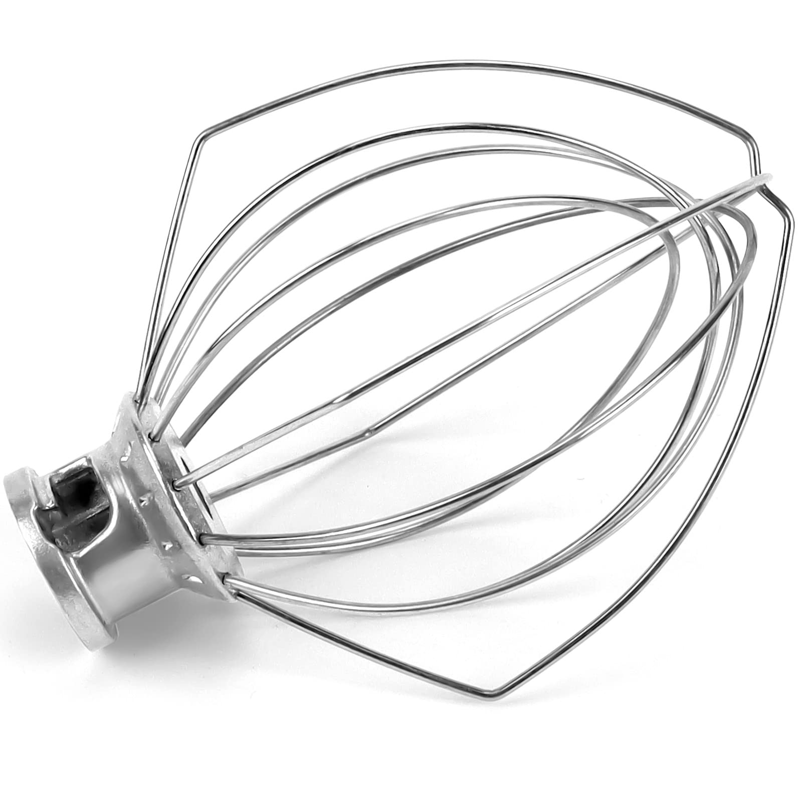 K45WW Wire Whip Attachment/K45ww Wire Whip for Tilt-Head Stand Mixer 6-Wire Fits For 4.5-5QT Title-Head Stand Mixer K45 KSM90,Stainless Steel,Egg Cream Stirrer,Cakes Mayonnaise Whisk by Sikawai