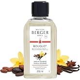 MAISON BERGER Reed Diffuser Refill, 200 ml, Vanilla Gourmet | Fragrance Refill for Reed and Ceramic Diffusers, Passive Diffusion, ~6 Weeks, No Flame or Electricity, Made in France