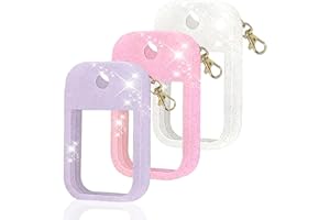 WVD 3 Pcs Hand Sanitizer Case for Touchland Hand Sanitizer, Cute Silicone Holder for Mist Bottle, Travel Size Pocket Accessor