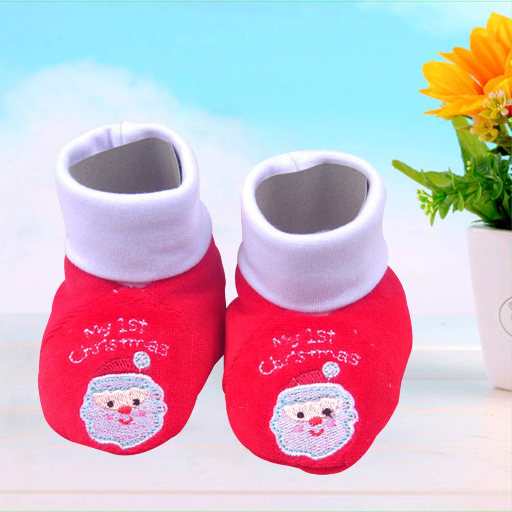 YeahiBaby Stivali neonato per bambino in cotone ricamato scarpe invernali scarpe  calde presepe 0-12 mesi rosso Scarpe per bambini e ragazzi urban-earth.co.uk