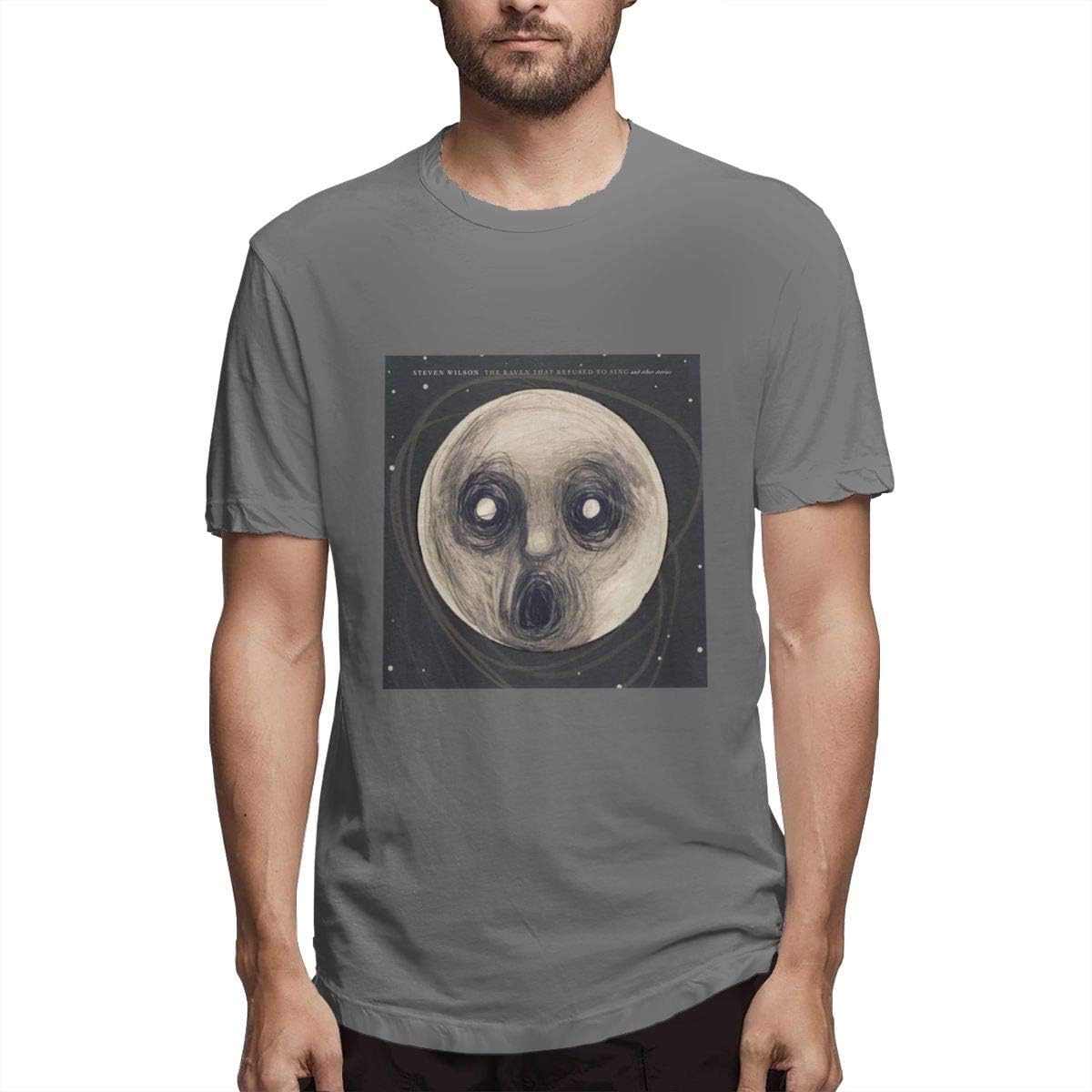 Seuriamin Steven Wilson The Raven That Refused to Sing Men Casual Gym Short Sleeve T-Shirt