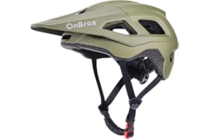 Mountain Bike Helmet with Visor-OnBros Bike Helmets for Men and Women, Helmets for Adults to Youth Bicycle Helmet Road Bike H