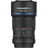 SIRUI 50mm F1.8 1.33X APS-C Anamorphic Lens for E Mount, Blue Flare
