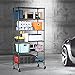 LANGRIA 6 Tier Wire Shelving Garage Shelving Storage Rack Metal Shelves, Heavy Duty Commercial Metal Wire Shelving Unit Black
