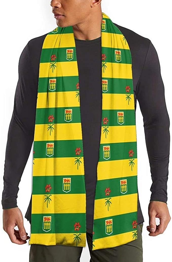 Yushang Manner Frauen Grafik Warm Lange Kalt Winter Schal Kabel Schal Saskatchewan Kanada Flagge Amazon De Bekleidung