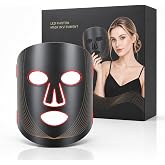 FSA Eligible Items List, LED Red Light Therapy for Face Mask | HSA Eligible Gentle Heating, 4 Modes, LED Red Light Therapy Mask with 850nm Near Infrared