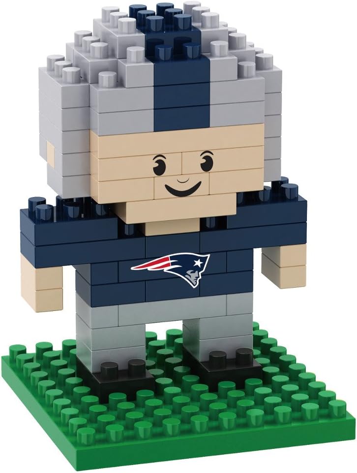 Forever Collectibles NFL Team BRXLZ 3D Player Puzzle Set (New England Patriots)