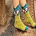 Fashion Unique Socks,Morecome Women Cartoon Lovely Cute Owl Cotton Warm Socks (Blue)