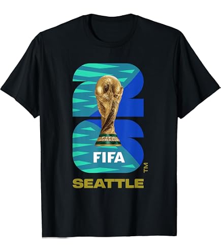 Amazon.com: FIFA World CUP26 Seattle Poster Long Sleeve T-Shirt