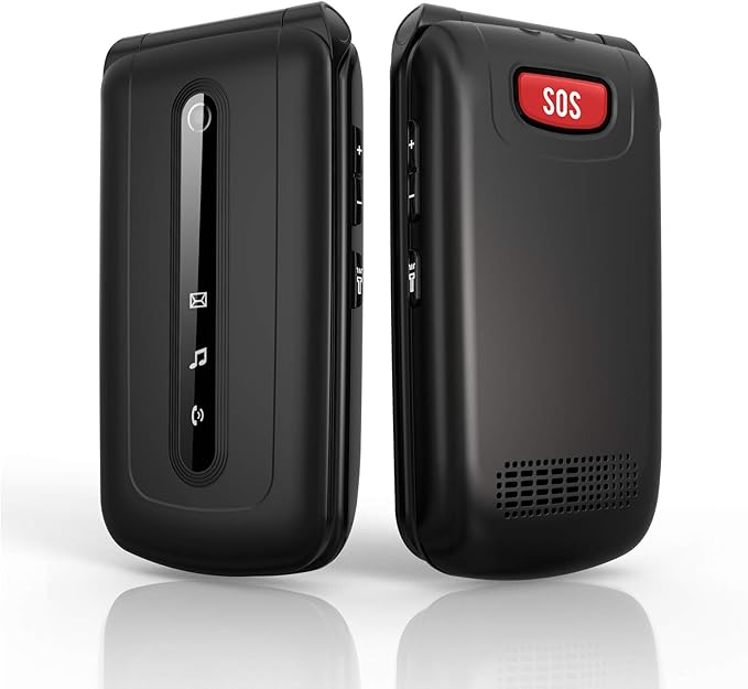 GSM Big Button Mobile Phones for Elderly,Sim Free Flip Mobile Phone