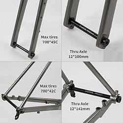 BSFHQS Gravel Bikes Framest Road Bike Frame 700C