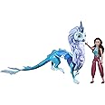 Disney Princess Raya and The Last Dragon Color Splash Raya and Sisu Dragon, Water Toy for Kids 3 and Up