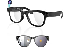 Upgraded AI Smart Glasses with Camera 8MP HD1080P Video Glasses with Camera and Audio -Video Recording Glasses with Audio, Video Glasses, Real-Time Translation, Hands-Free Music&amp;Calls, Outdoor Sports4.8 out of 5 stars 32$169.99
