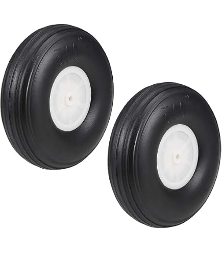 Du-Bro 375TV Large Scale Treaded Wheel – Aufblasbares Laufrad, 3-3/4 Zoll Durchmesser, Für Modellbau