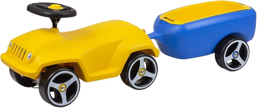 trotteur voiture bleu