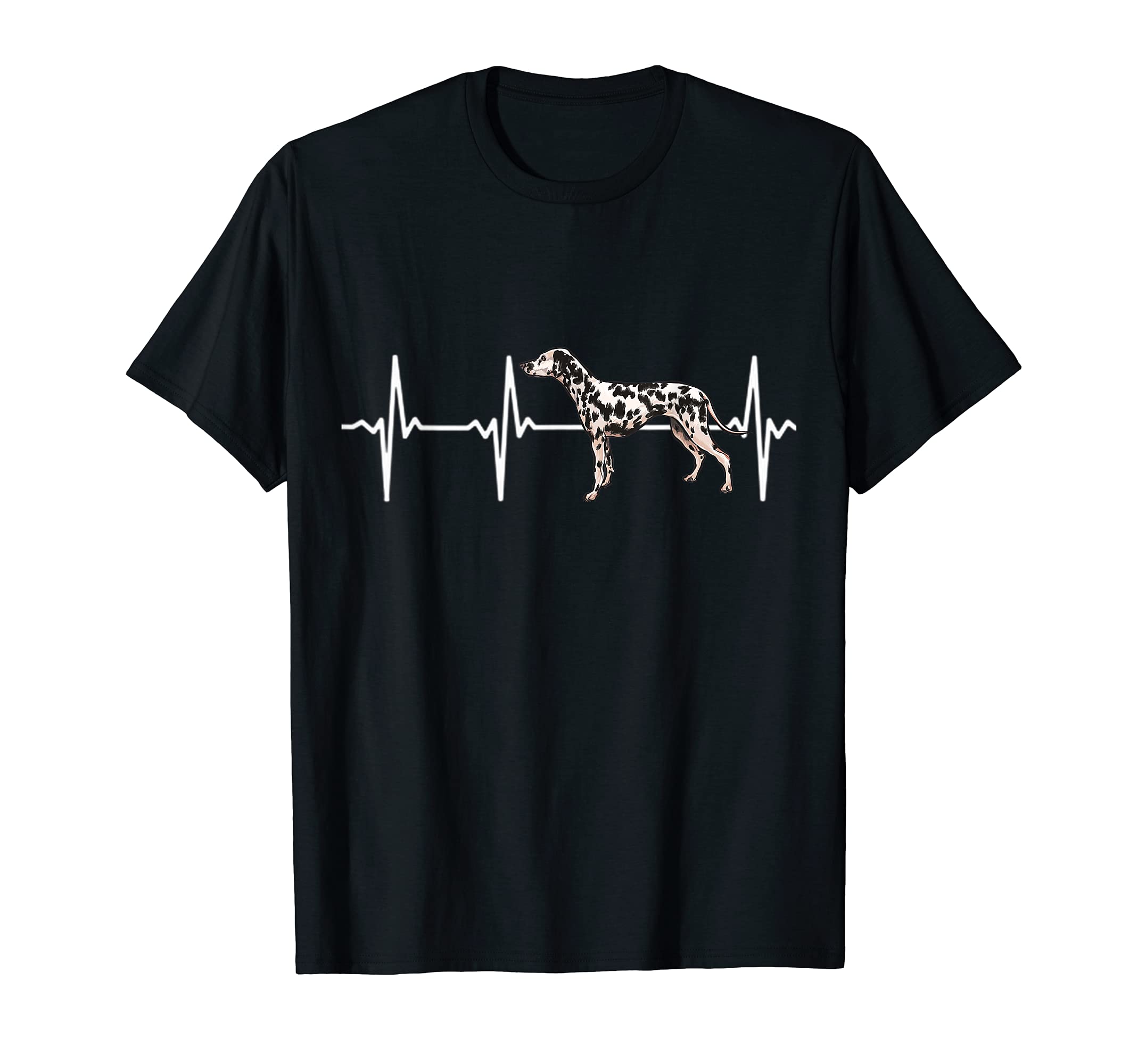 Dalmatian Heartbeat Love My Dog T-Shirt