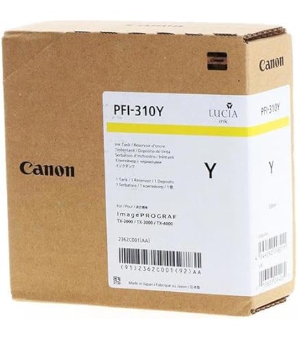 Amazon.com: Canon PFI-310 330ml Matte Black Pigment Ink Tank for