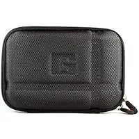 SumacLife Hard Shell Protective Case for Diabetic Organizer Carrying Case, Kit (Black)