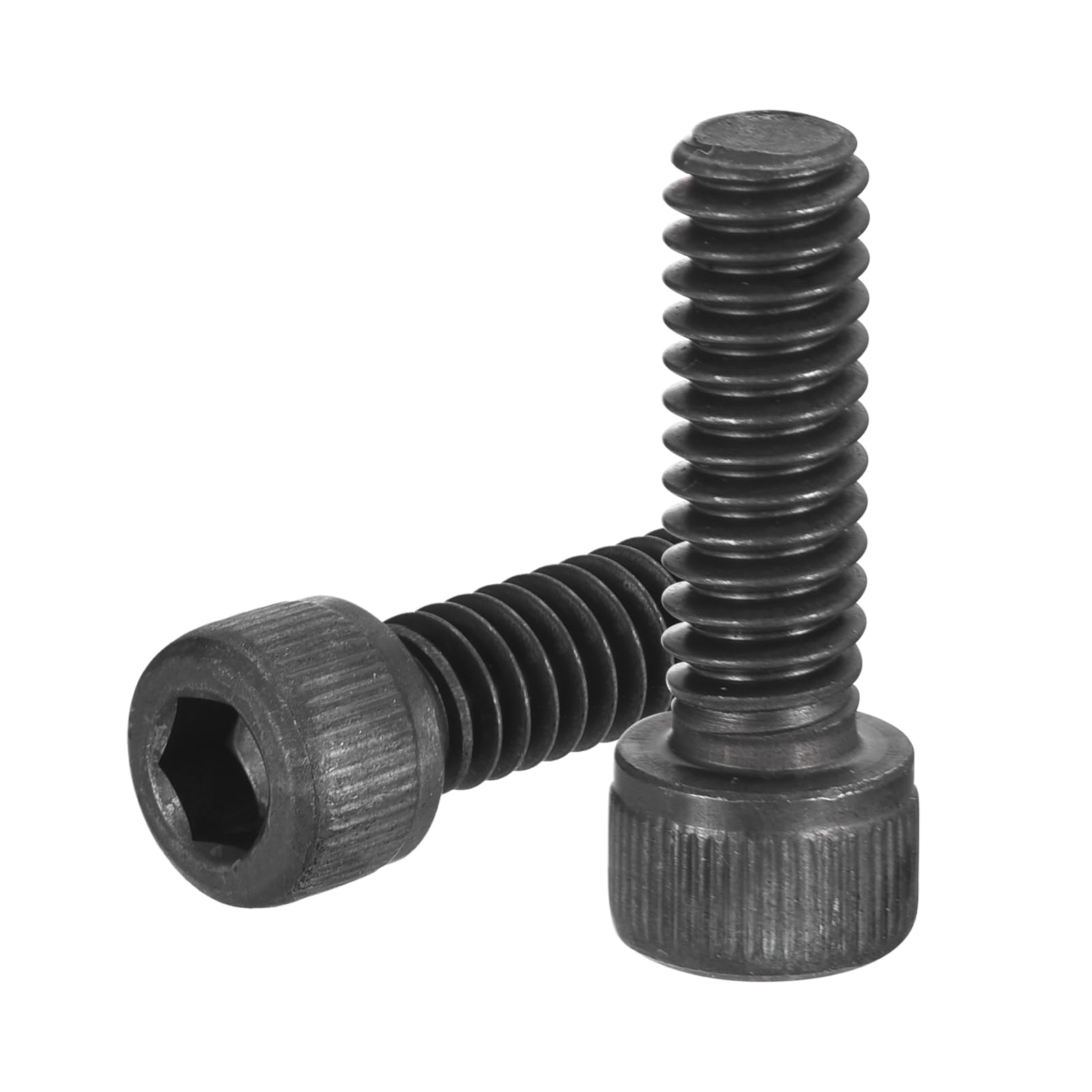 uxcell Hex Socket Bolts (1/4"-20x3/4"), 304 Stainless Steel Hex Socket Drive Screw, Black, 20 Pcs โ image 1