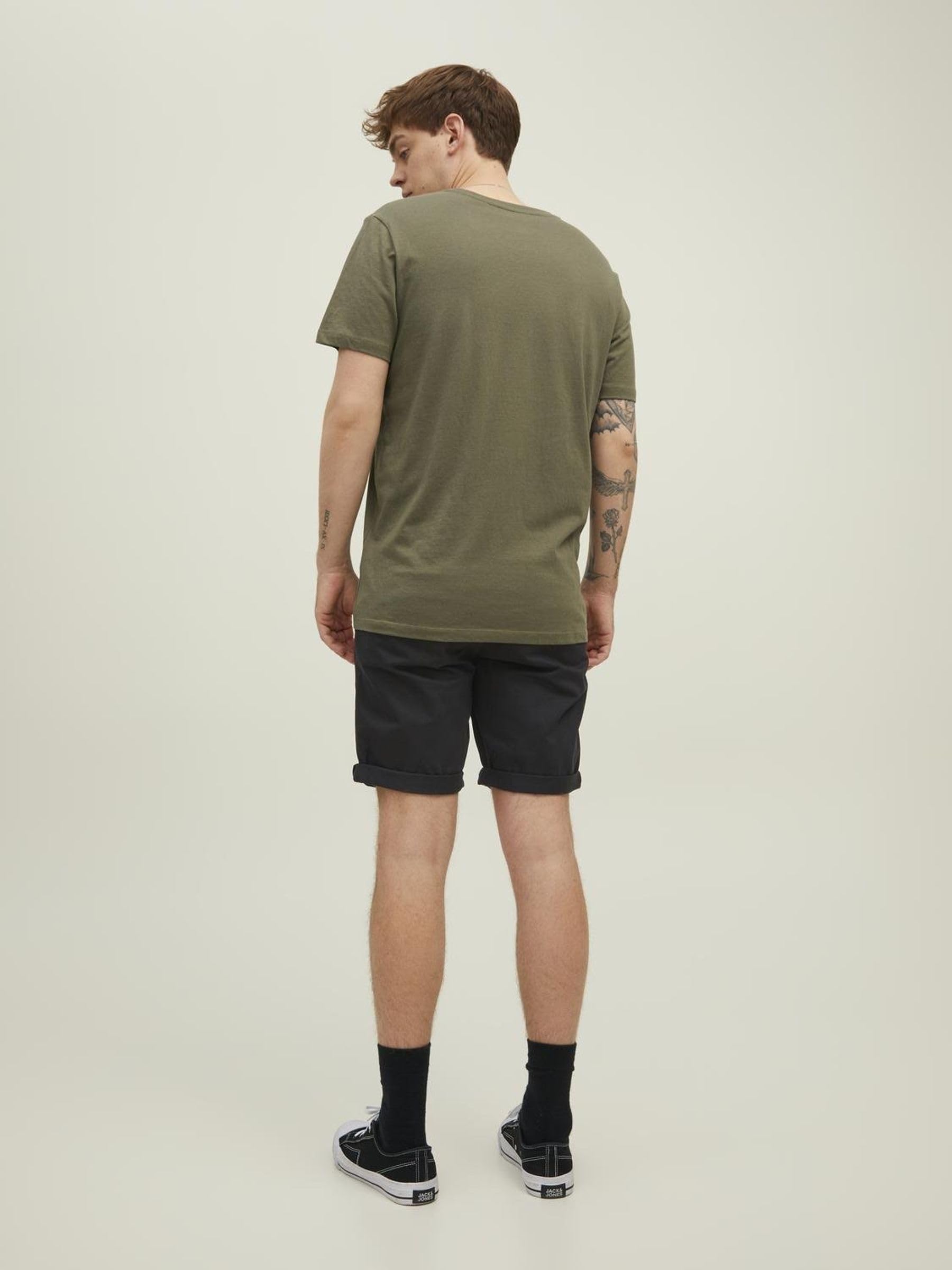JACK & JONES Herren Chino Shorts Regular Fit 12165604,Schwarz,S 3