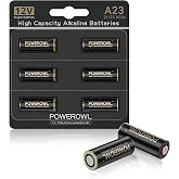 PKCELL 23A 12V Battery 10-Pack For Garage Doors, Reotes