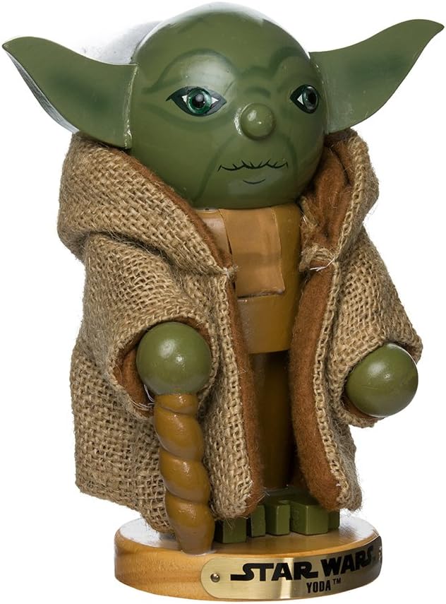 Kurt Adler SW0154 Star Wars Nutcracker, Yoda, 7-1/2-Inch