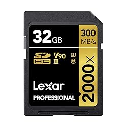 Lexar Professional 2000x 32GB SDHC UHS-II Card
