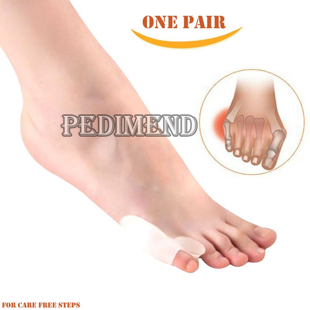 PEDIMEND Bunion Aid Corrector Splint Small Toe Bunion Pain Relief Pads