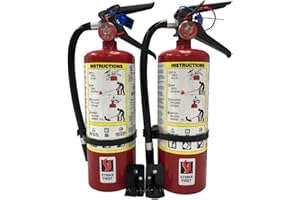 STRIKE FIRST SF-ABC310 | 5lb Multi-Purpose Fire Extinguisher w/Wall Bracket (2)