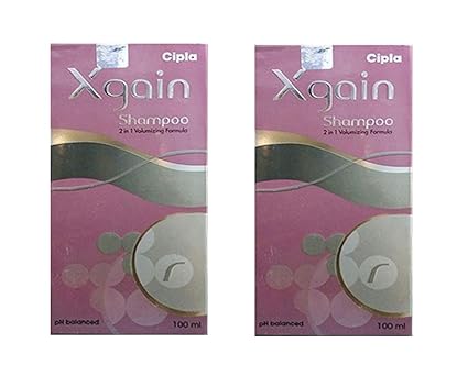 Cipla Xgain Shampoo (100 ml) - Pack of 2