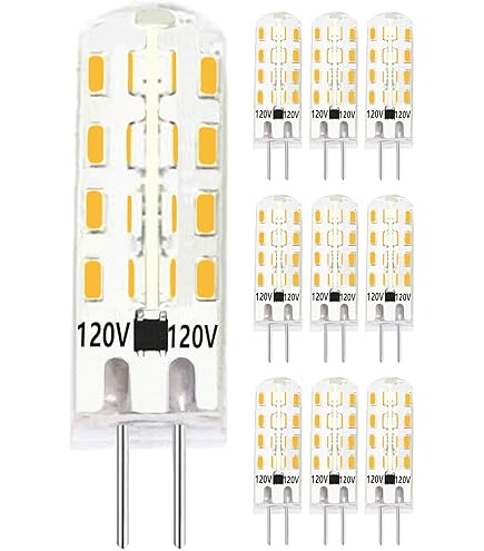 5 Bombillas LED G4 De 5 W, 51 SMD 2835 LED, Blanco Cálido 3000 K, 500