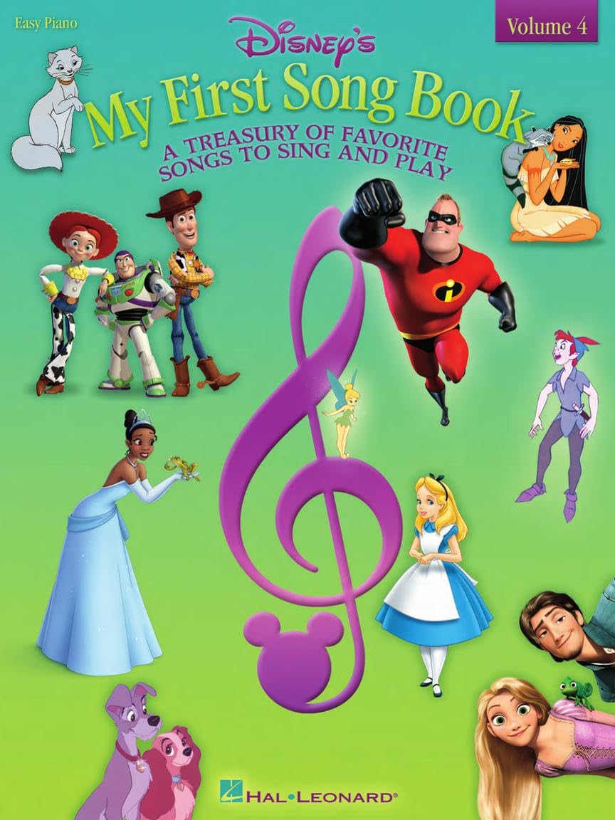 Disney's My First Songbook. Easy Piano.: Volume 4: a Treasury of Favorite Songs to Sing and Play