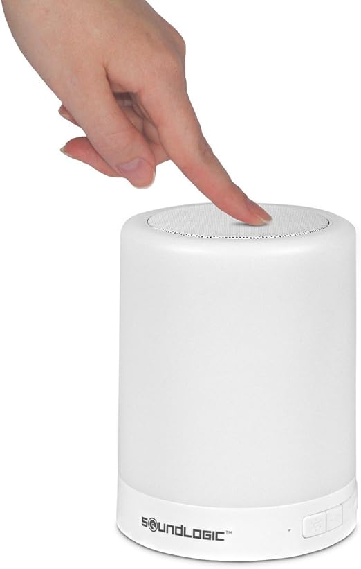 soundlogic bluetooth prysm led color changing speaker