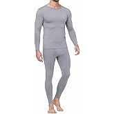 NVbeaut Thermal Underwear for Men Base Layer Long Johns Regular/Tall Top and Bottom Set Pajamas Cold Weather Winter Clothes