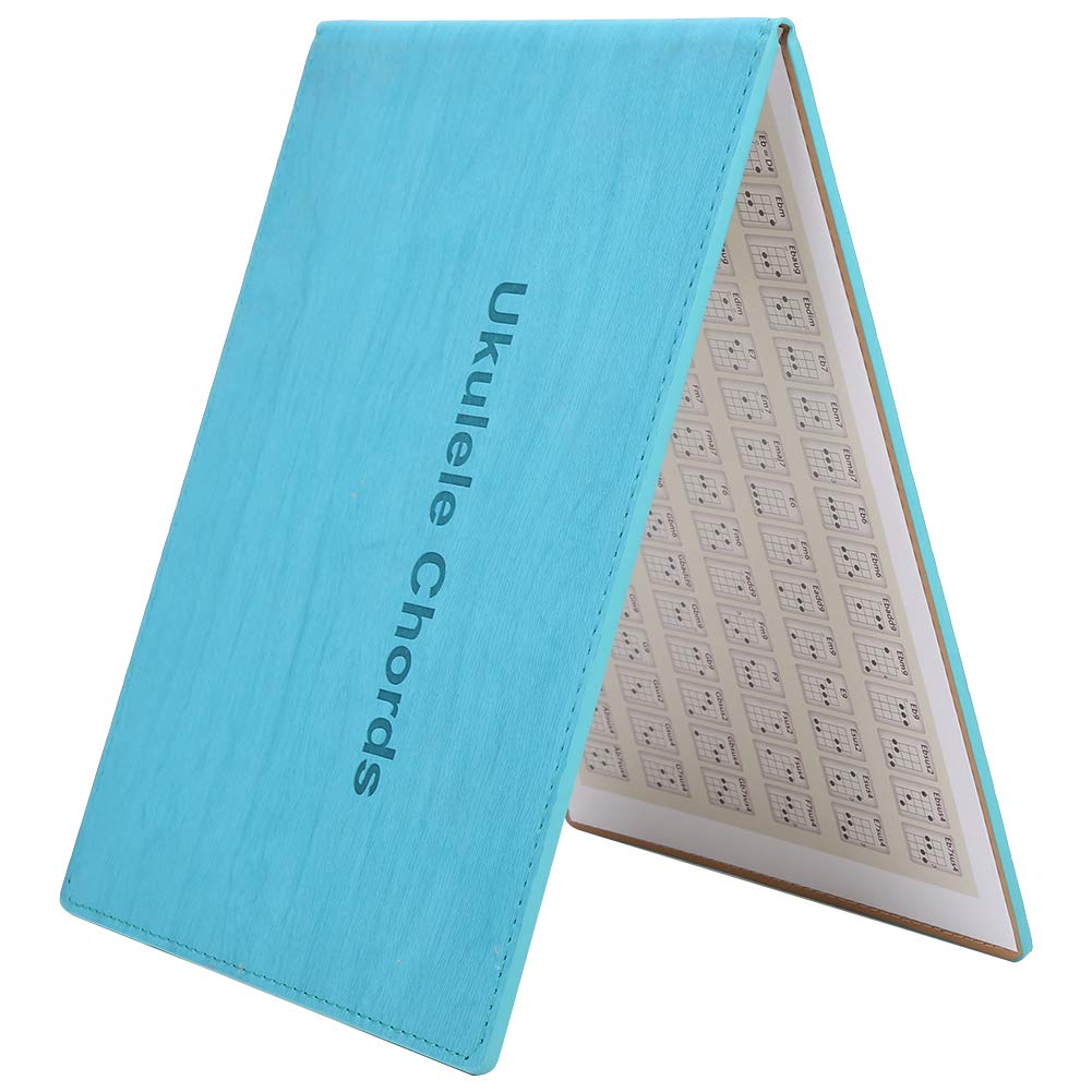 Drfeify Ukulele Chords Book, Portable Art Book Beginner Ukulele Chords Ukulele String Instrument Accessories