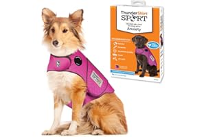 Thundershirt dogs clothing Thundershirt Dog Anxiety Jacket, Fuchsia, Large