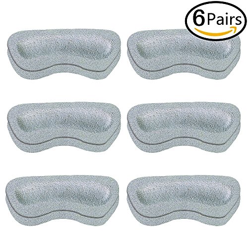 6 Pairs Heel Pads Cushion Suede Leather Back of Heel Cushions Grips Heel Liner Cushions for High Heels Blisters Unisex (6 Pairs) 6 Pairs Heel Pads Cushion Suede Leather Back of Heel Cushions Grips Heel Liner Cushions for High Heels Blisters Unisex (6 Pairs)