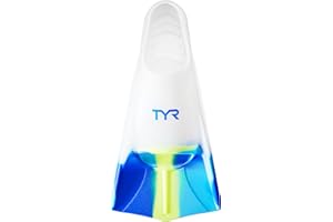 TYR Stryker Silicone Swim Fins - Adult Swimming Gear for Training and Racing