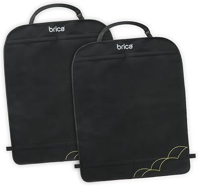Munchkin Deluxe Extra Large Car Seat Kick Mats Pack of 2 Black