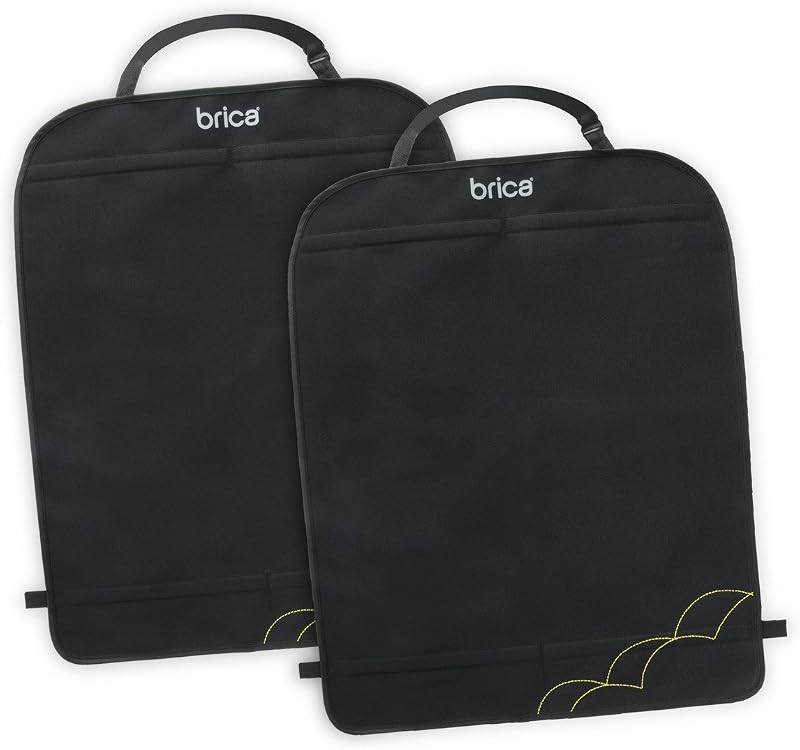 Munchkin Deluxe Extra Large Car Seat Kick Mats Pack of 2 Black