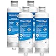 Waterdrop DA97-17376B Replacement for Samsung® HAF-QIN/EXP, DA97-08006C, RF28R7201SR, RF28R7351SG, WD-F45, Refrigerator Water Filter, 4 Filters