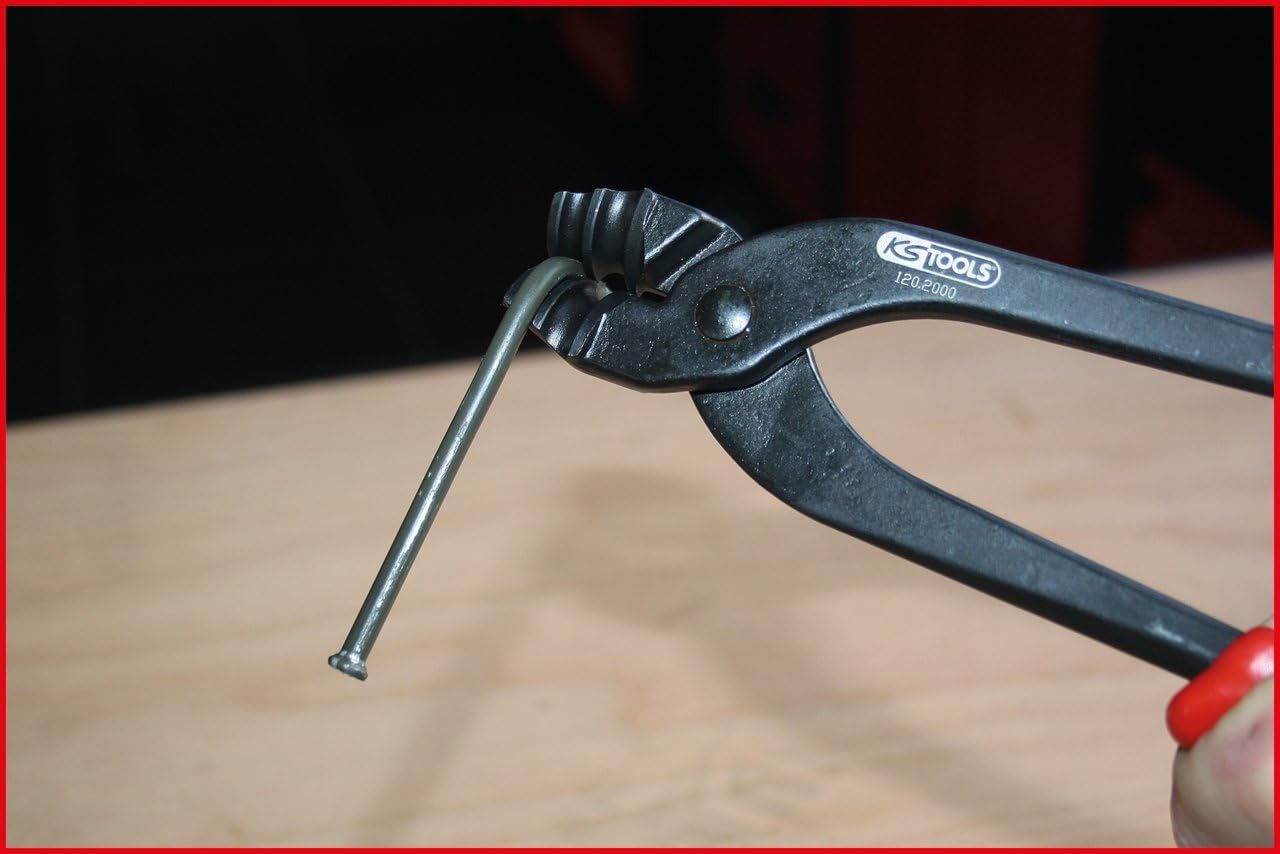 KS Tools 4.75 Plus 6mm Brake Pipe Bending Plier, Red - Image 4