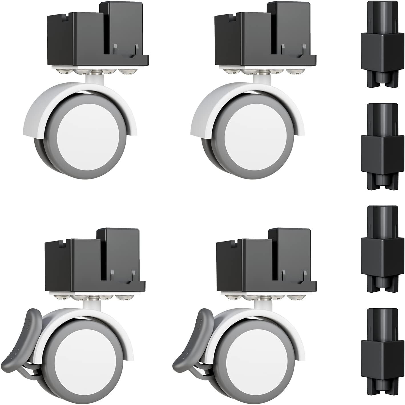 Bucatstate Cage 3.0 Universal Wheel & Stacking Accessories, Supports Moving and Stacking, Compatible with Bucatstate Metal Cages 3.0 (Black)