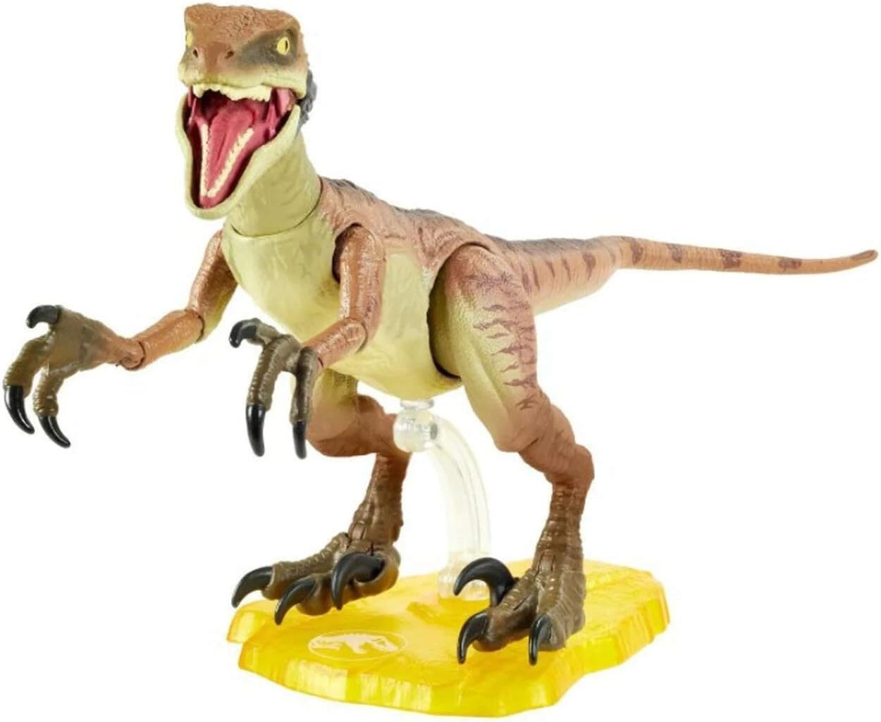 Jurassic World Velociraptor Echo 6-inches (15.24 cm) Collectible Action Figure with Movie-Authentic Detail, Movable Joints and Figure Display Stand; for Ages 8 and Up
