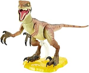 Jurassic World Velociraptor Echo 6-inches (15.24 cm) Collectible Action Figure with Movie-Authentic Detail, Movable Joints and Figure Display Stand; for Ages 8 and Up