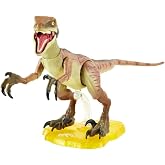 Jurassic World Toys Store Velociraptor Echo 6-inches (15.24 cm) Collectible Action Figure with Movie-Authentic Detail, Movable Joints and Figure Display Stand; for Ages 8 and Up GXY59
