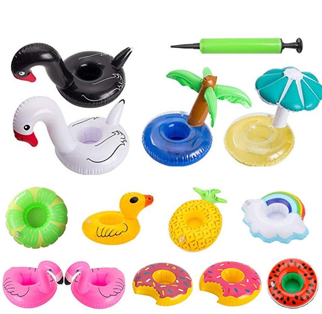 Photo 1 of Inflatable Drink Holder 14 Pack Pool Floats Cup Holders Coasters for Pool Party